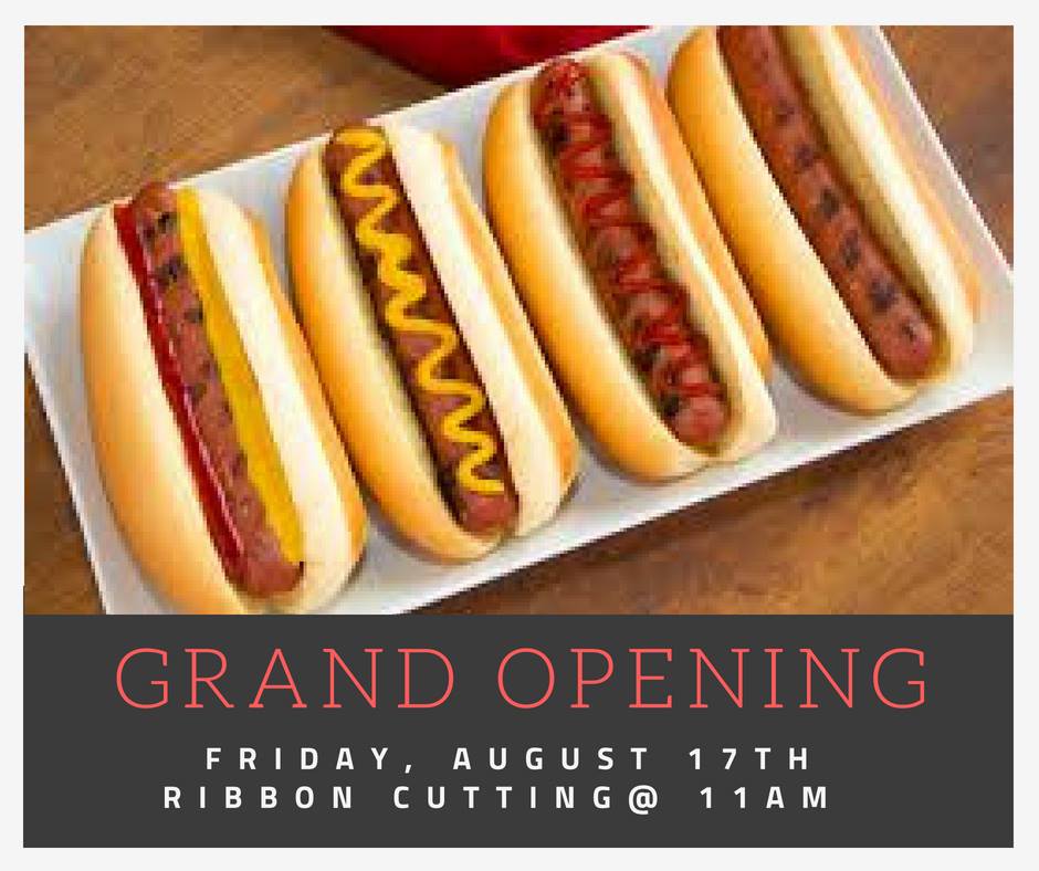 Ribbon Cutting for Hot Dog Willy's