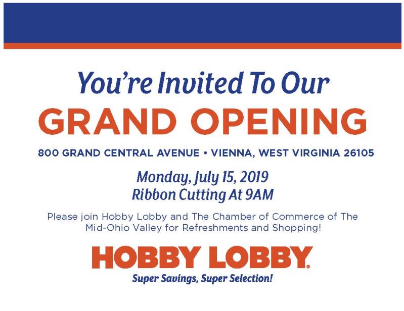 Grand Opening Celebration for Hobby Lobby