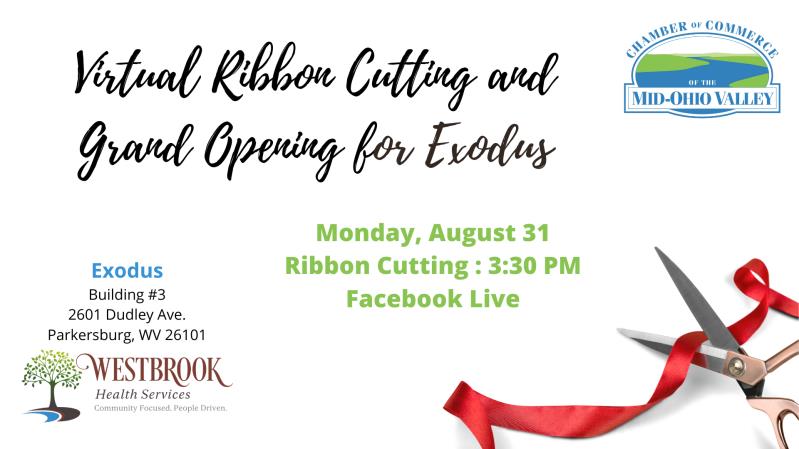 Virtual Ribbon Cutting and Grand Opening for Exodus