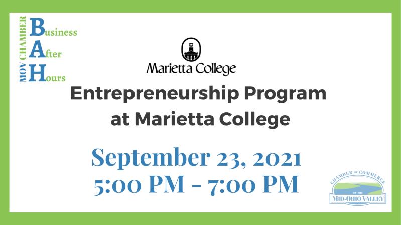 BAH Hosted by Entrepreneurship Program at Marietta College