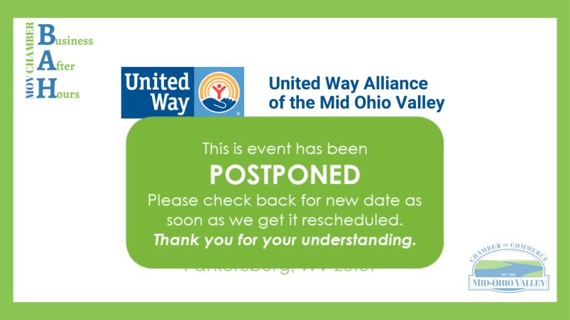 POSTPONED - BAH Hosted by United Way Alliance of the MOV