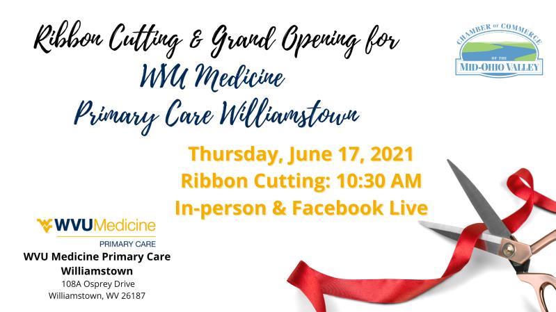 Ribbon Cutting for WVU Medicine - Primary Care