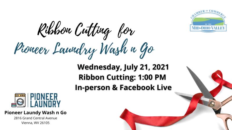 Ribbon Cutting for Pioneer Laundry Wash n Go
