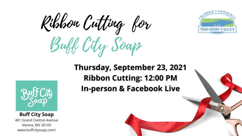 Ribbon Cutting for Buff City Soap