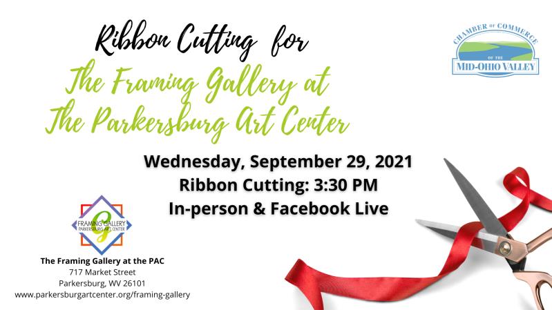 Ribbon Cutting for The Framing Gallery at PAC