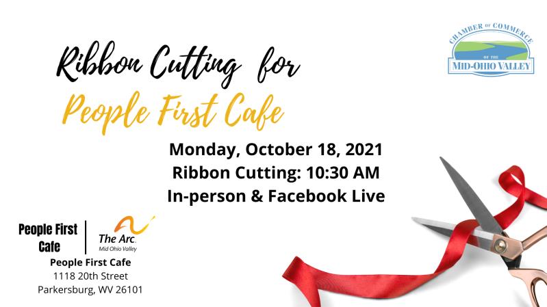 Ribbon Cutting for People First Cafe
