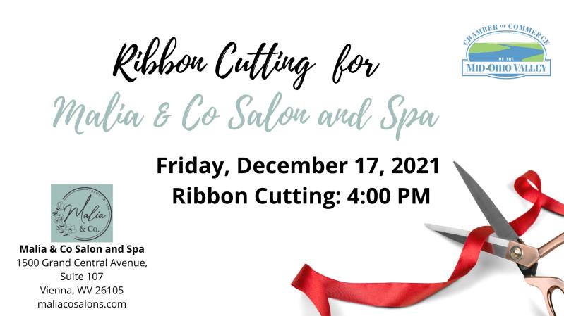 Ribbon Cutting for Malia & Company Salon and Spa