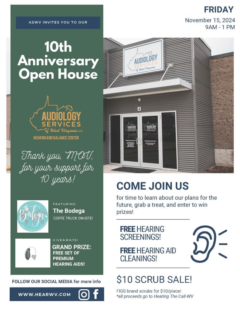 10 Year Celebration for Audiology Services of WV